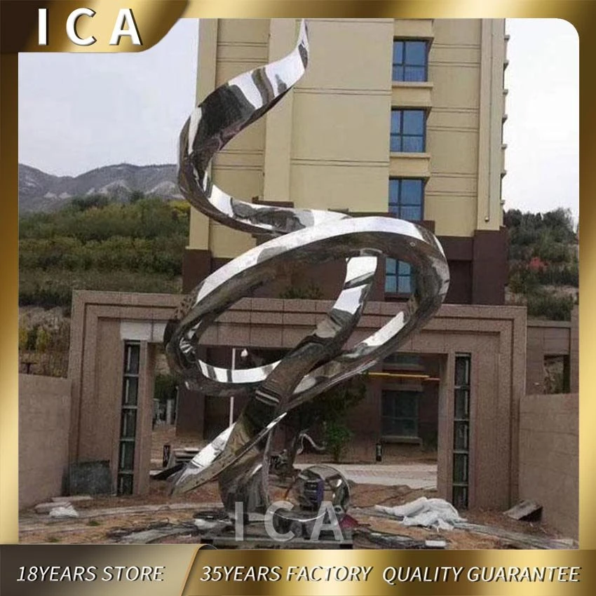 Metal Outdoor Decoration Abstract Modern Art Stainless Steel Sculpture