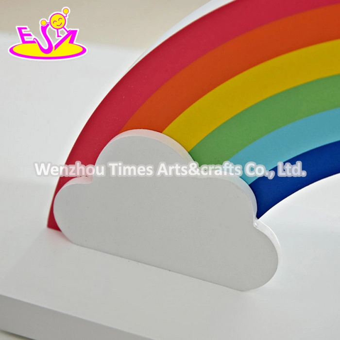 Brand New Children Rainbow Wooden Decorative Bookends for Sale W08d065