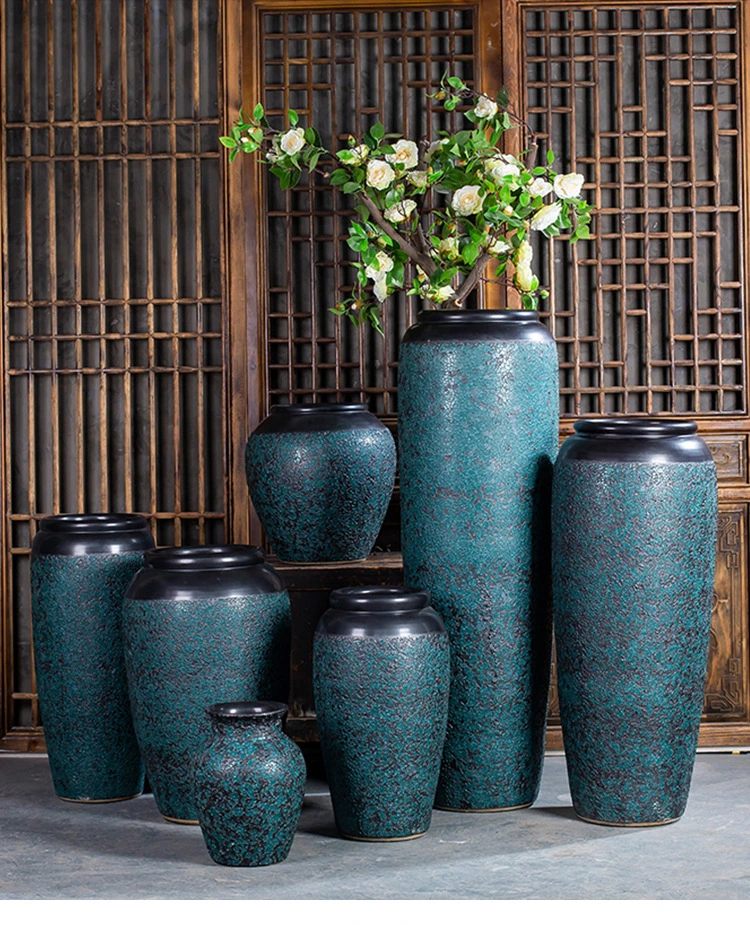 Simple Floor Vase Household Decorative Vases Are Now Popular Modern Pastoral Ceramics High Grade Porcelain Vase